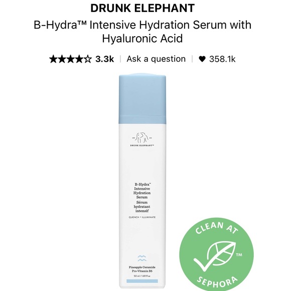 Drunk Elephant Skincare Drunk Elephant Bhydra Intensive Hydration